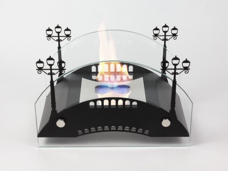 Настольный биокамин Lux Fire "Пушкинский мост" M Чёрный по цене 19 602 руб.