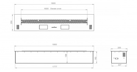 Автоматический биокамин 1800 Premium Автоматический биокамин 1800 Premium по цене 471 324 руб.