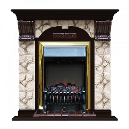 Арочный Карелия (венге)+Fobos Brass Арочный Карелия (венге)+Fobos Brass