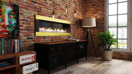 Биокамин "Русский огонь" Голд 1300V встраиваемый с защитным стеклом по цене 54 050 руб.