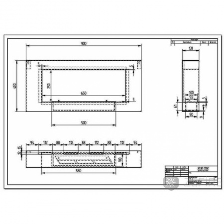 Биокамин ZeFire Orion 900 Биокамин ZeFire Orion 900 по цене 28 500 руб.