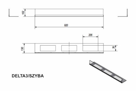Стекло декоративное для биокамина DELTA 3 по цене 10 500 руб.