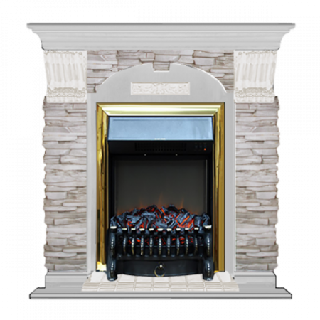 Арочный Мисхор (беленый дуб)+Fobos Brass Арочный Мисхор (беленый дуб)+Fobos Brass