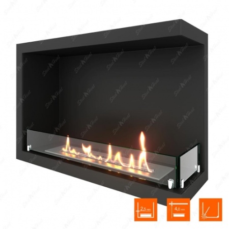 Биокамин угловой SteelHeat Leader 700 правый стекло по цене 29 659 руб.