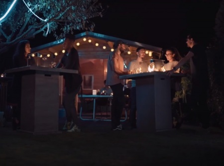 Газовый стол-камин Standing Table Lime Газовый стол-камин Standing Table Lime