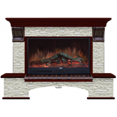 Бостон Грот однотонный 86 (красное дерево)+Premier S86